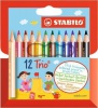 Pastelky STABILO Trio kr�tk� /  12ks