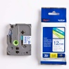 P�ska Brother TZE-233 12mm / 8m modr� na b�l�