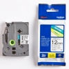 P�ska Brother TZE-231 12mm/ 8m �ern� na b�l�
