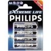 PHILIPS baterie tu�kov� alkal./ 4ks EXTREME +