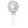 Kapesn� ventil�tor 10 cm, funkce powerbanky 4000 mAh, b�l�-�ed�